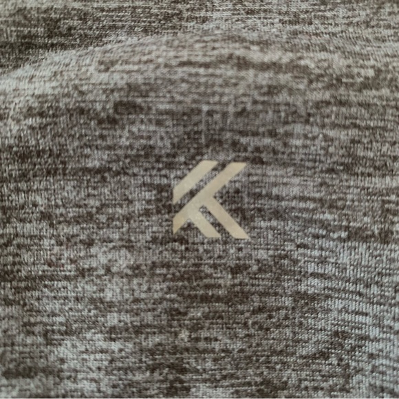 KYODAN Women’s Full Length Leggings Dark Heather Gray Hidden Waist Pocket S - Picture 4 of 12